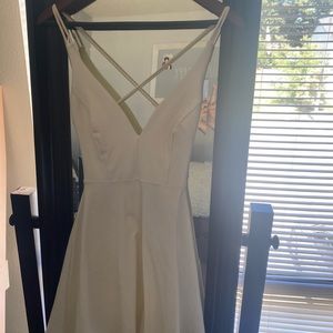 Super cute white Lulu’s dress.